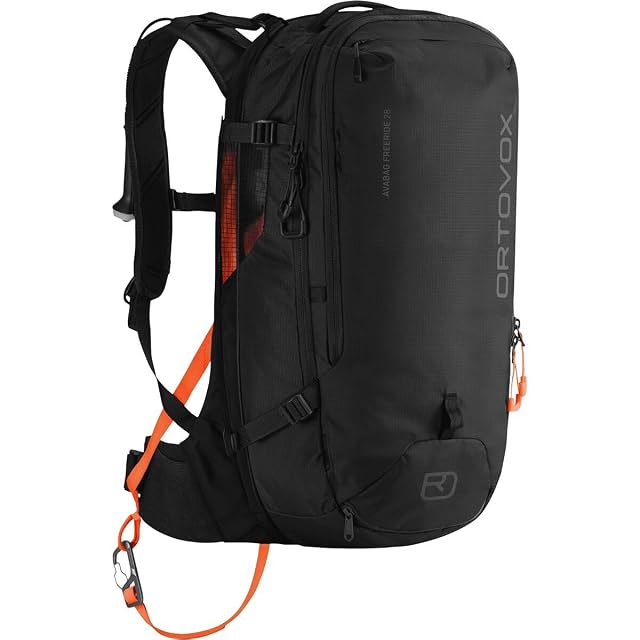 Mochila Ortovox LiTRIC Freeride 28L Avabag, negro cuervo