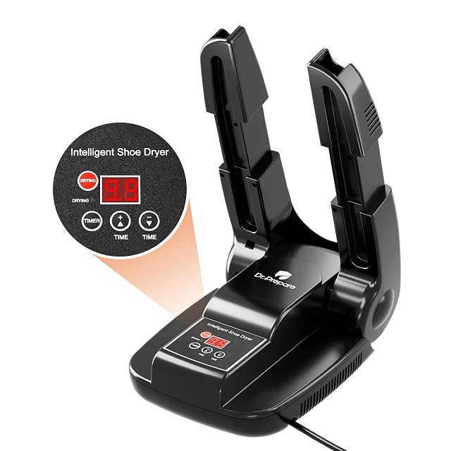 Secador de calzado eléctrico plegable DR.PREPARE con aire caliente