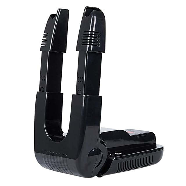 Secador eléctrico plegable MBSM para botas y guantes, negro