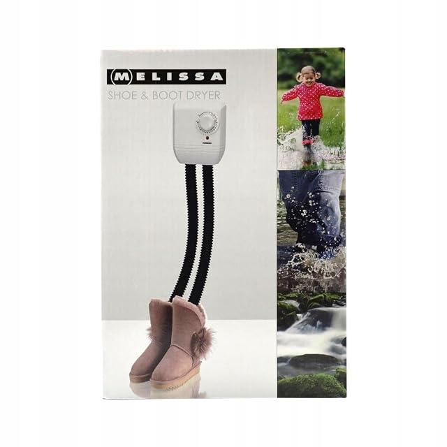 Secador de botas eléctrico Melissa con dos mangueras regulables y temporizador