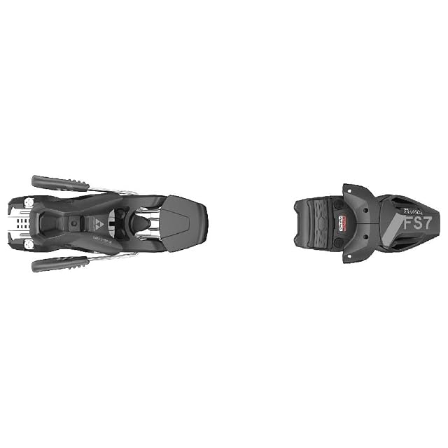 Fijación de esquí júnior Fischer FS7 GW CA, negra, con freno de 90 mm