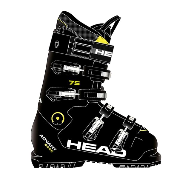 Bota de esquí de hombre HEAD Advant Edge 75, negra