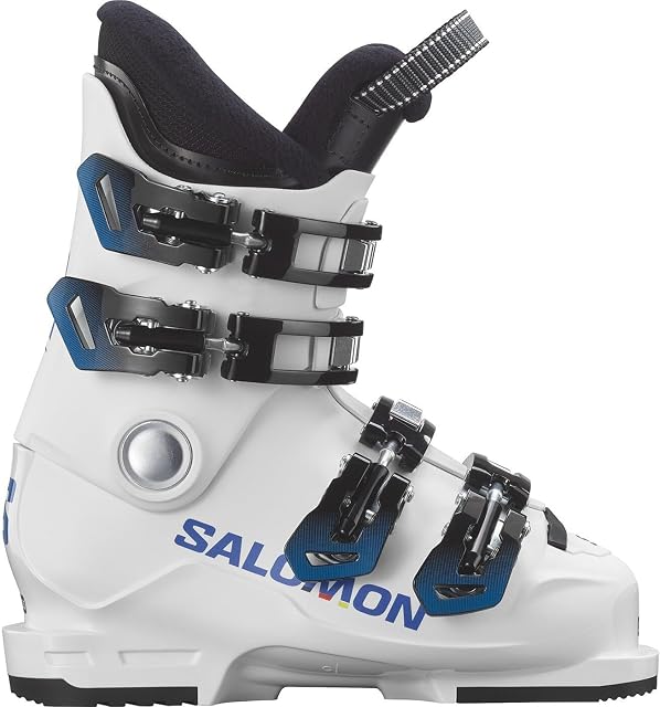 Bota de esquí júnior Salomon S/Race 60T, blanca y azul process