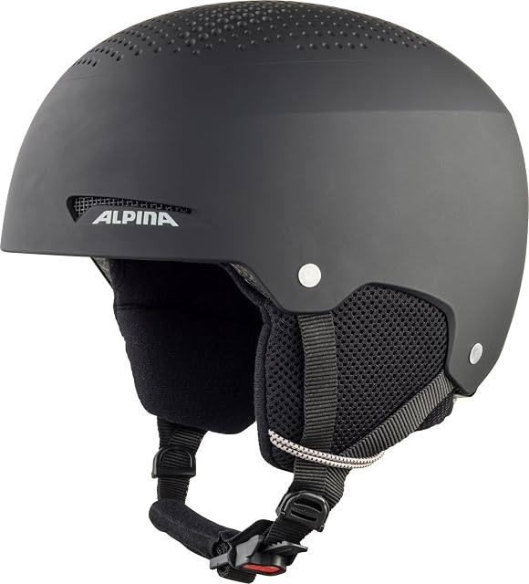 Casco de esquí infantil Alpina Zupo en negro mate