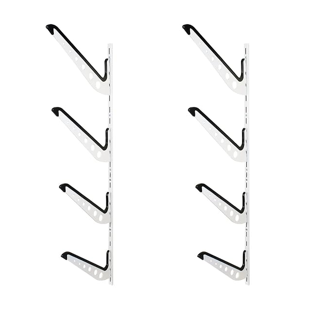 Soporte mural acolchado de cuatro niveles Wiltec para tablas y esquís