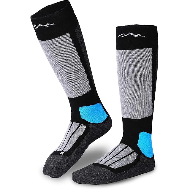 Calcetines de esquí altos gipfelsport negros