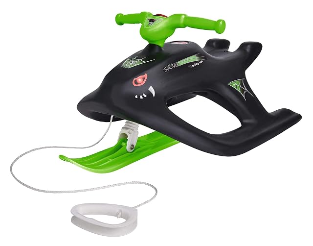 Trineo bob infantil BIG Bobby-Bob Wild Spider en negro y verde