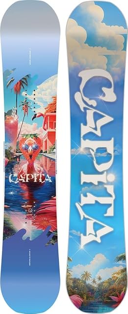 Tabla de snowboard de freestyle de mujer Capita Space Metal Fantasy, 149 cm